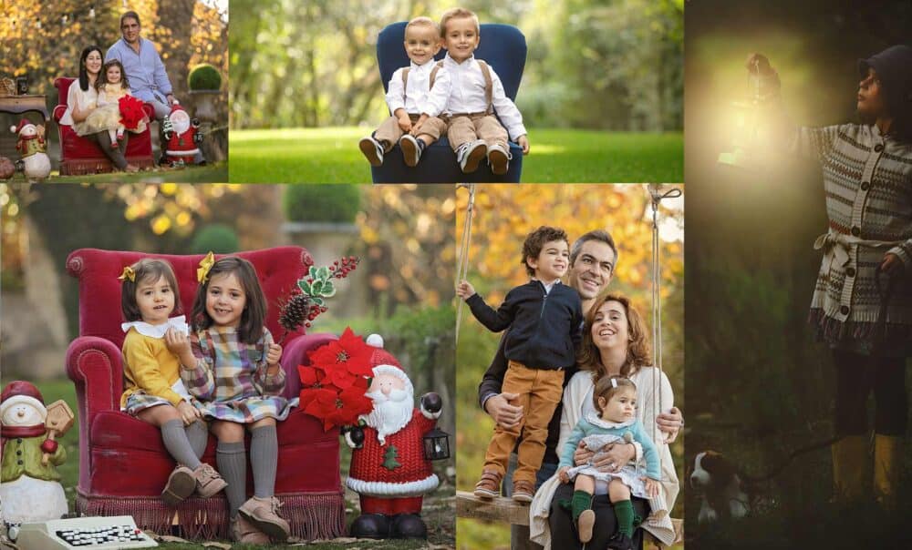 sessão fotográfica de Natal