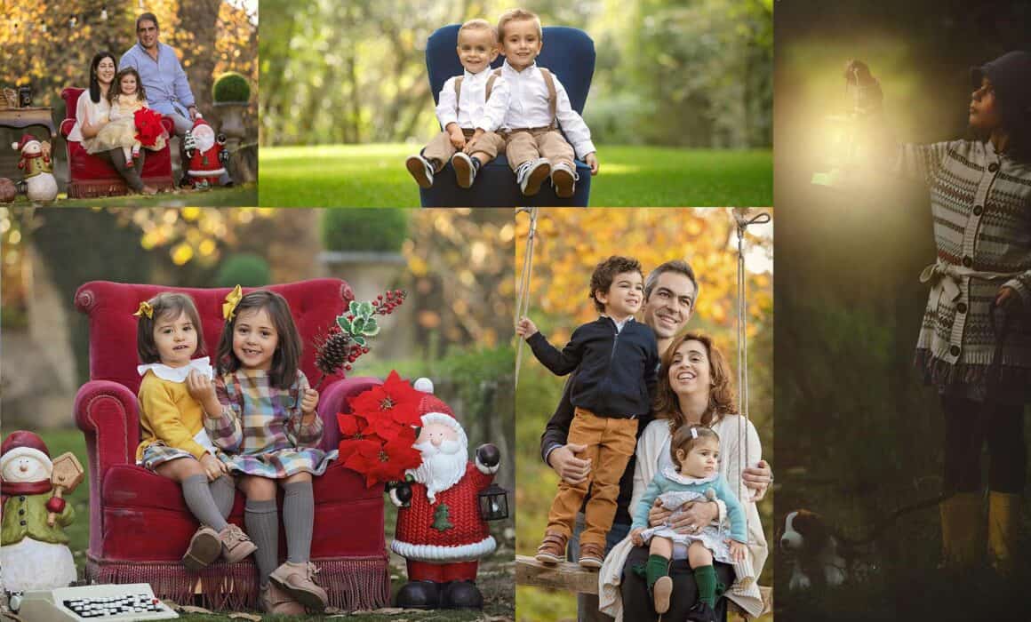 sessão fotográfica de Natal